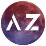 Azkali AZ moon monogram